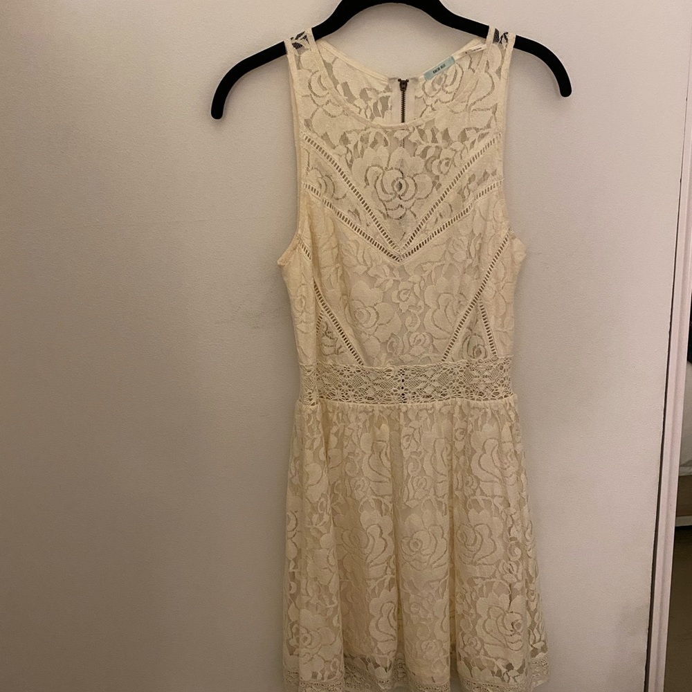 Ivory lace dress